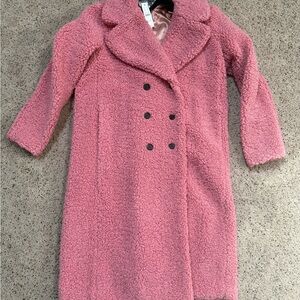 J. Crew Pink Teddy Jacket